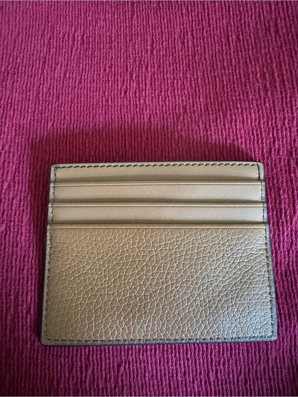 Michael Kors Brown Leather Card Holder